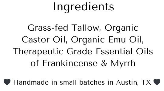 Frankincense and Myrrh Tallow Body Butter