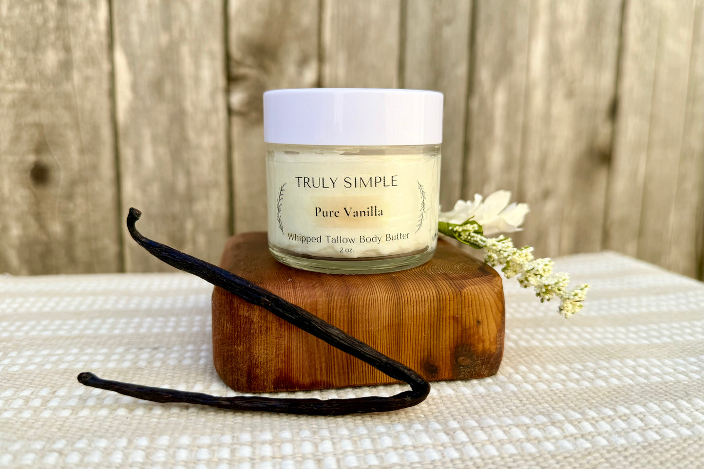 Pure Vanilla Tallow Body Butter