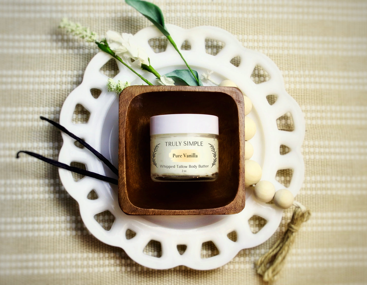 Pure Vanilla Tallow Body Butter