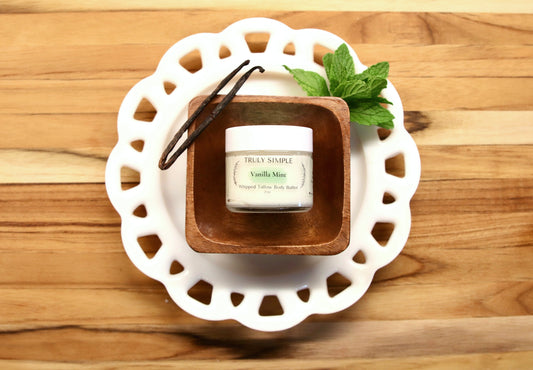 Vanilla Mint Tallow Body Butter