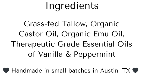 Vanilla Mint Tallow Body Butter